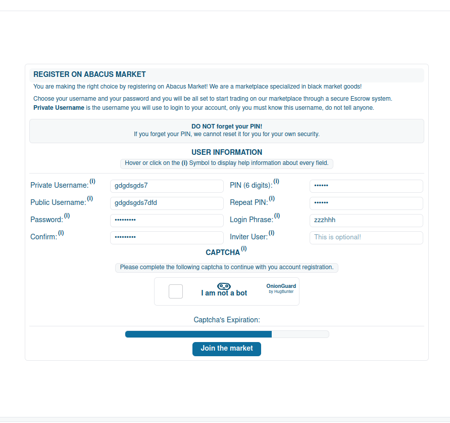 Account Registration